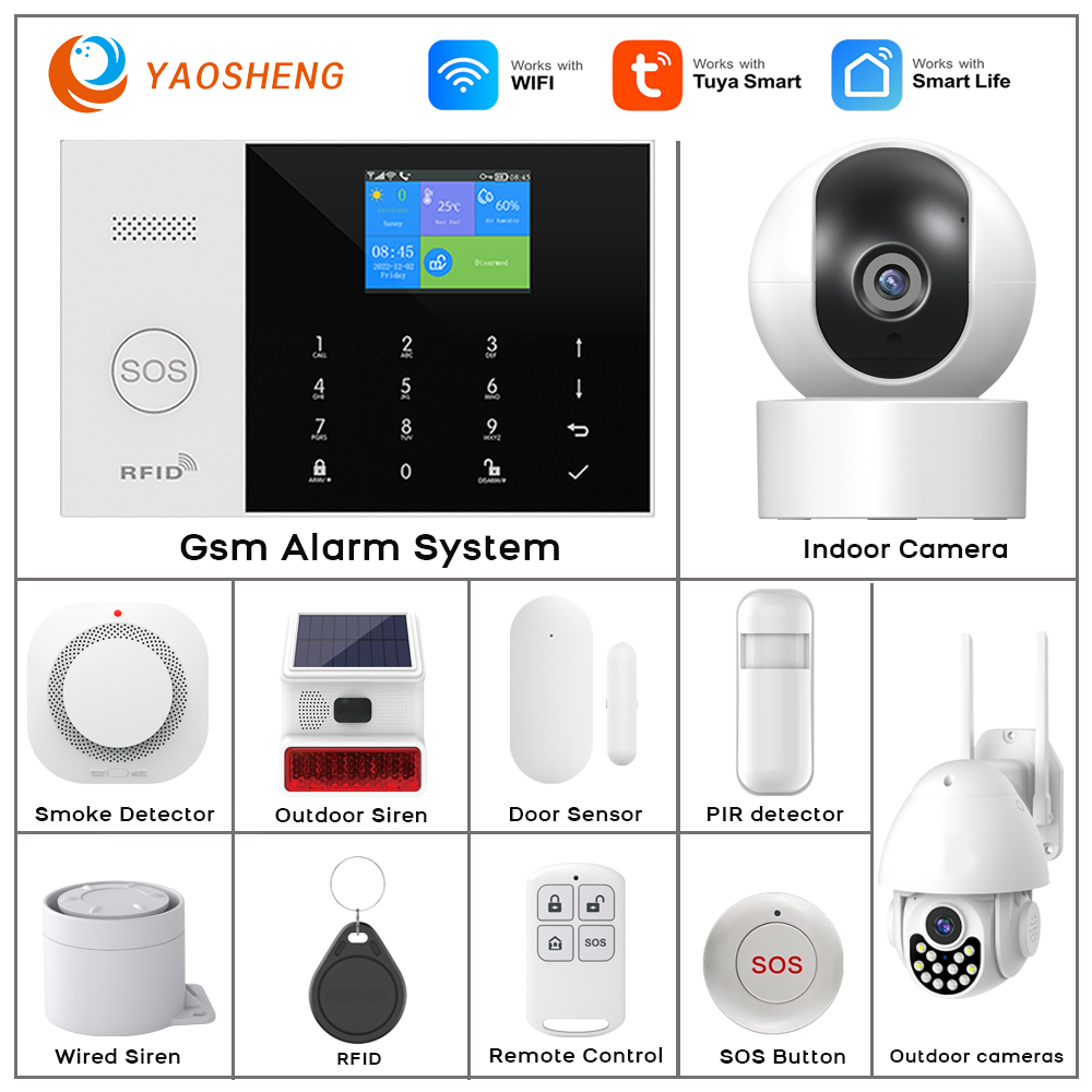 Home Automation Kit - 4G Alarm System Security Home WIFI