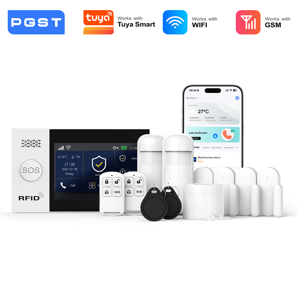 Home Automation Kit - PGST 2G GSM WiFi Alarm System