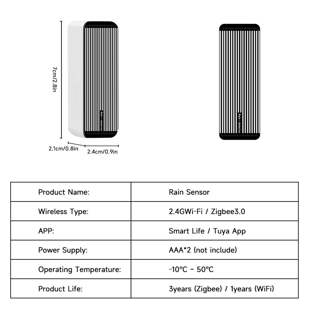 Rain Sensor Alert Wifi Zigbee  - Smart Home Iot review and price
