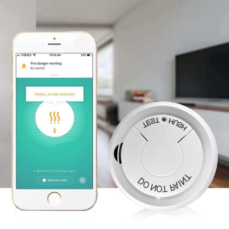 WiFi Smart Smoke Detector Real - Smart Smoke Detector review and price