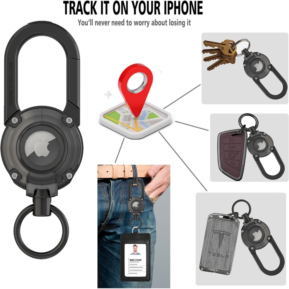 For AirTag Holder Keychain,All - Smart Home Iot review and price