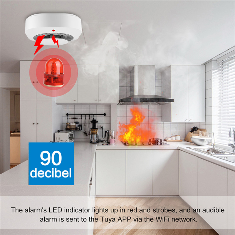 Tuya WiFi Smoke Detector Senso - Smart Smoke Detector review and price