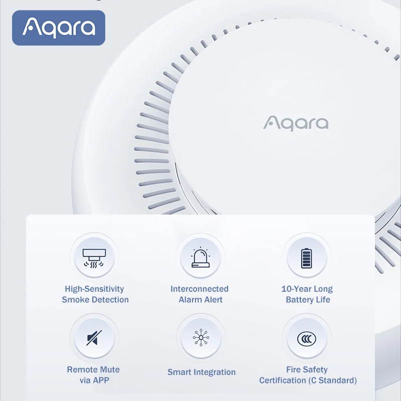 Aqara Matter Smoke Detector Se - Smart Smoke Detector review and price
