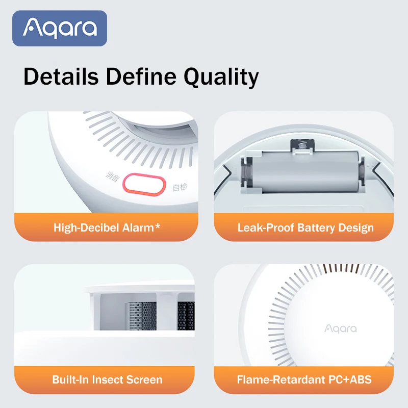 Aqara Matter Smoke Detector Se - Smart Smoke Detector review and price