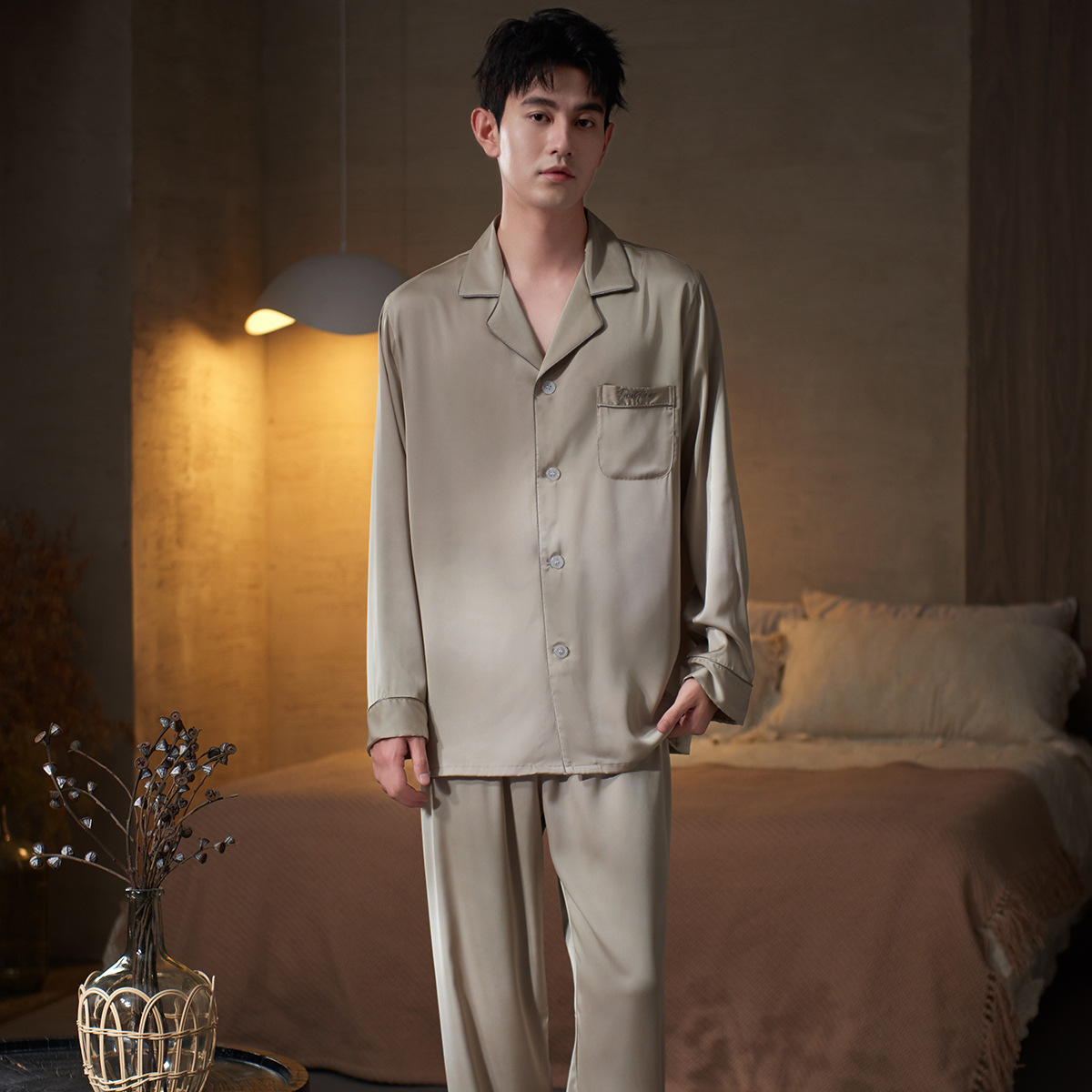 Men's spring and autumn ice si - Smart Home Simulation review and price