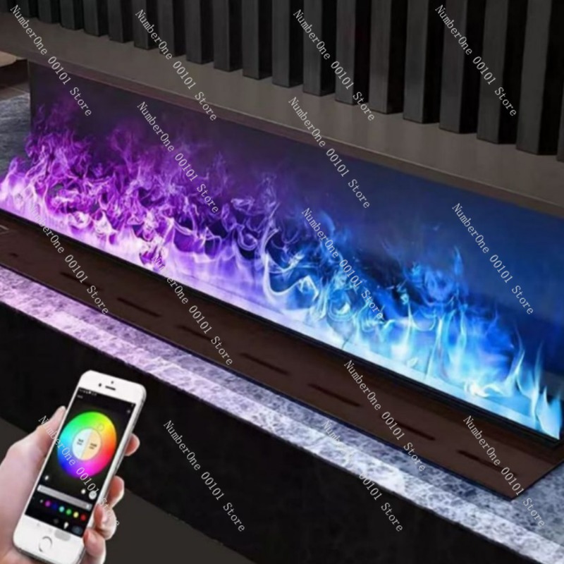 Smart Atomized Fireplace with  - Smart Home Simulation review and price