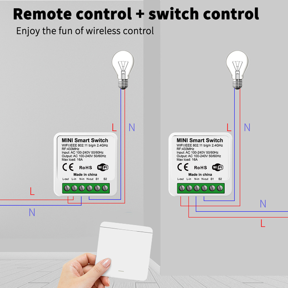 Tuya WiFi Smart Light Switch S - Smart Home Google review and price