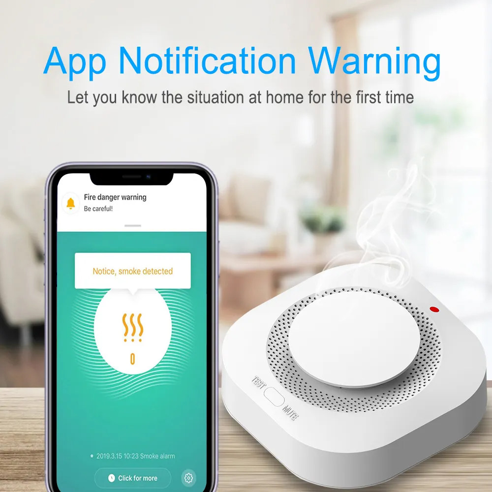 Tuya Zigbee WiFi Smart Smoke D - Smart Smoke Detector review and price