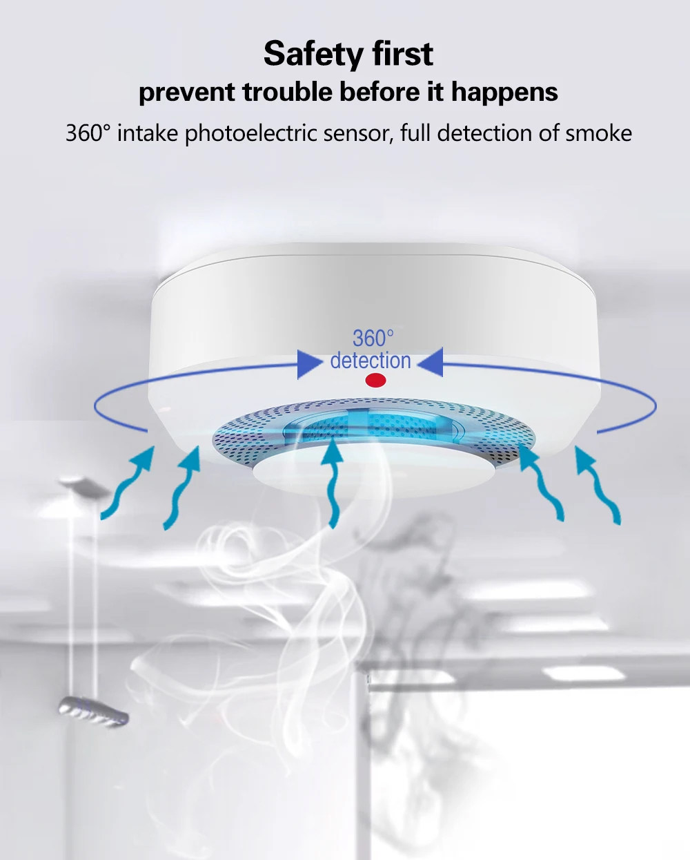 Tuya Zigbee WiFi Smart Smoke D - Smart Smoke Detector review and price
