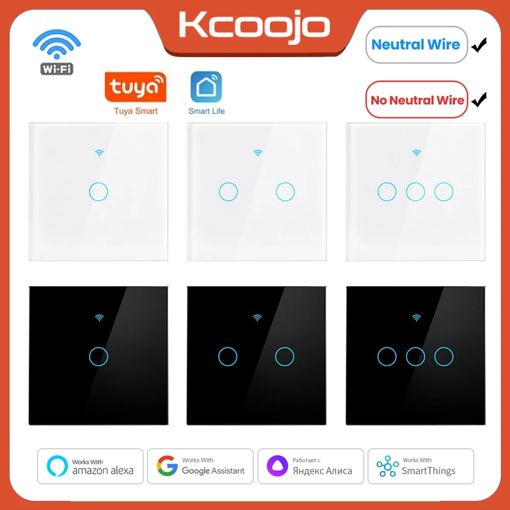 Tuya Wifi EU Smart Switches 1/ - Smart Home Google review and price