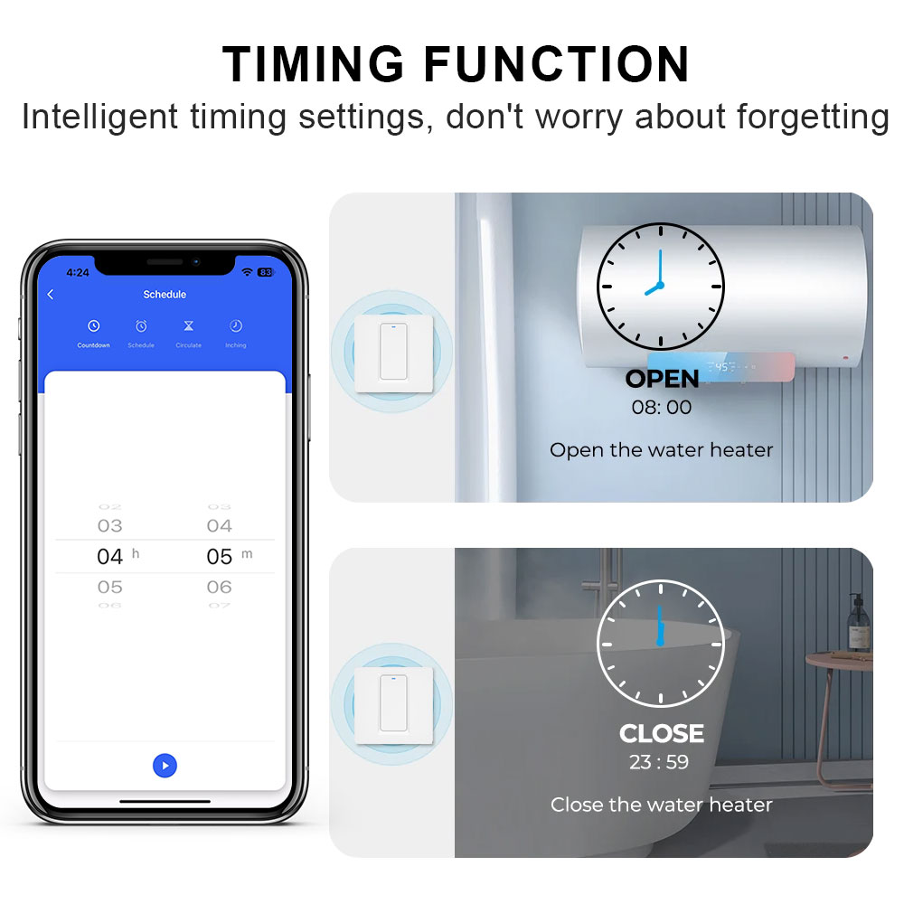 Smart Water Heater Switch/WiFi - Smart Home Google review and price