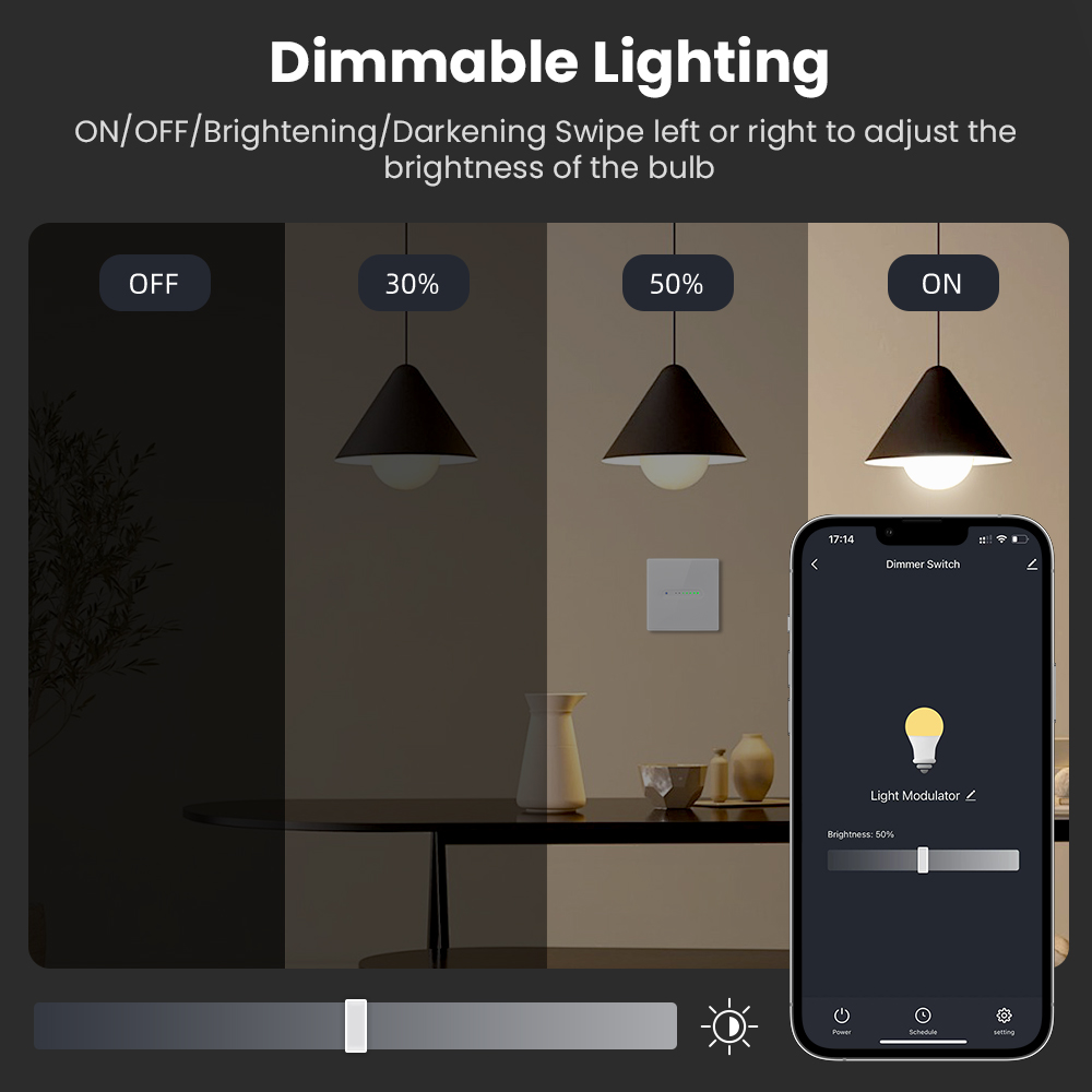 AVATTO WiFi 1/2 Gang Smart Dim - Smart Home Google review and price