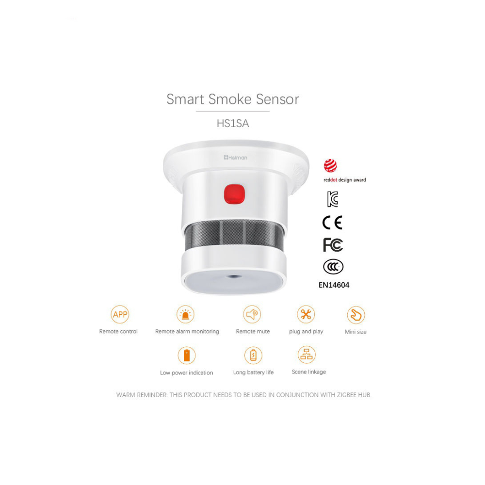 Tuya Smart Zigbee Smoke Detect - Smart Smoke Detector review and price