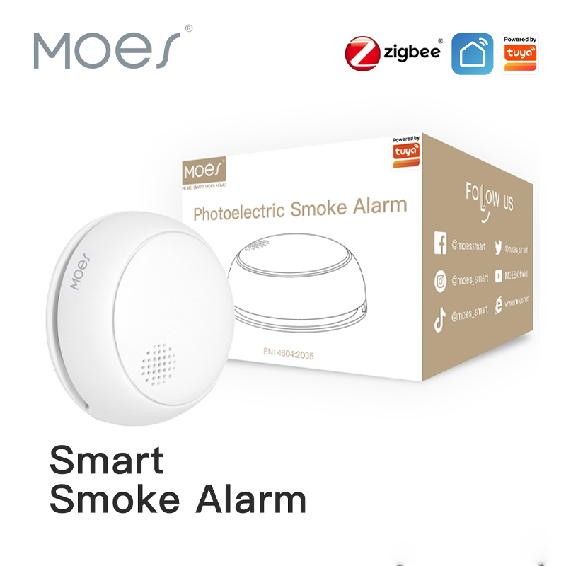 MOES ZigBee Smart Wireless Smo - Smart Smoke Detector review and price