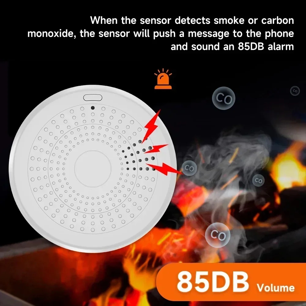 Smart ZigBee Smoke & CO Compos - Smart Smoke Detector review and price