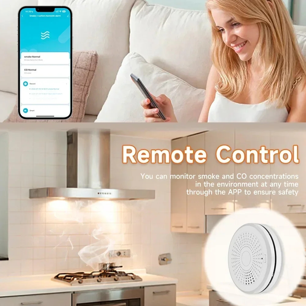 Smart ZigBee Smoke & CO Compos - Smart Smoke Detector review and price