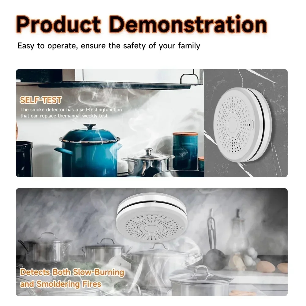 Smart ZigBee Smoke & CO Compos - Smart Smoke Detector review and price