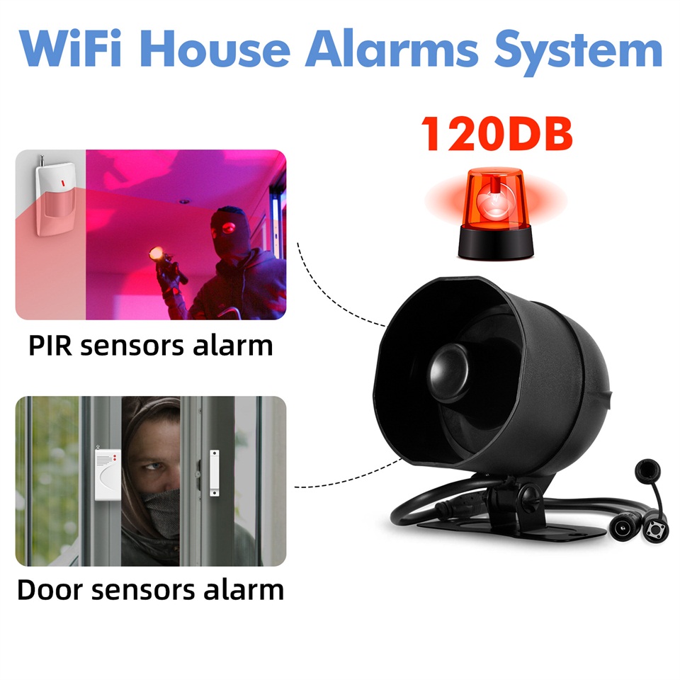 KERUI 120db Siren Alarm System - Home Automation Kit review and price
