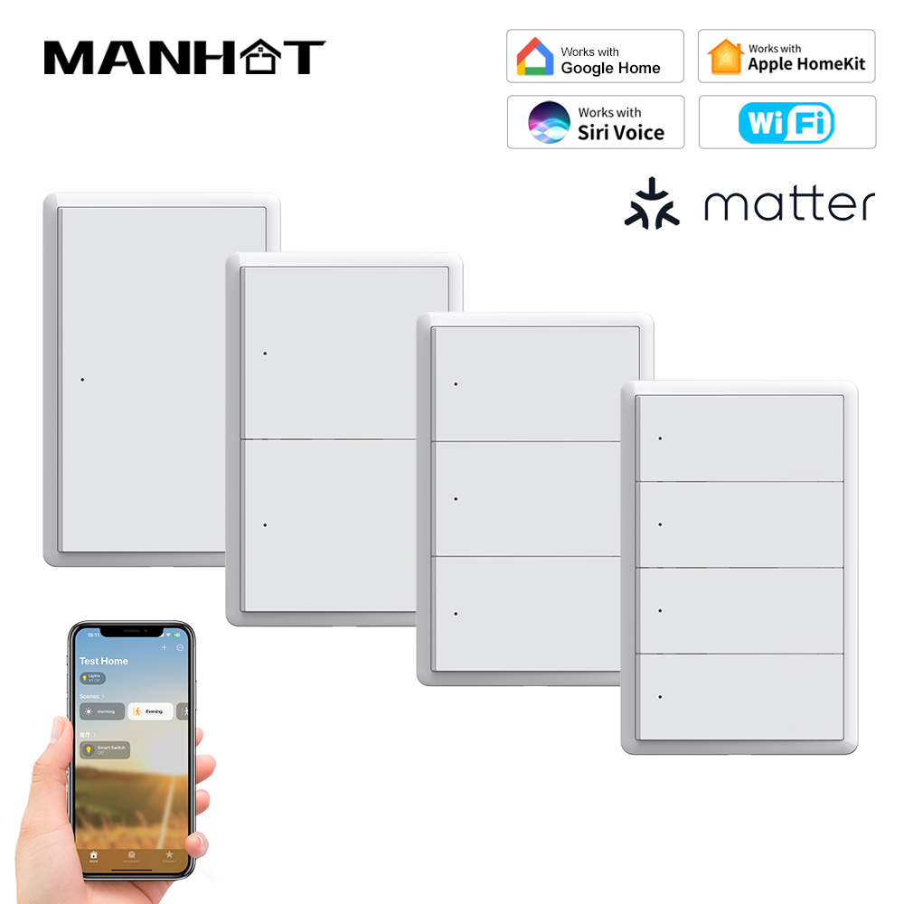 MANHOT Homekit WiFi Smart Swit - Smart Home Google review and price