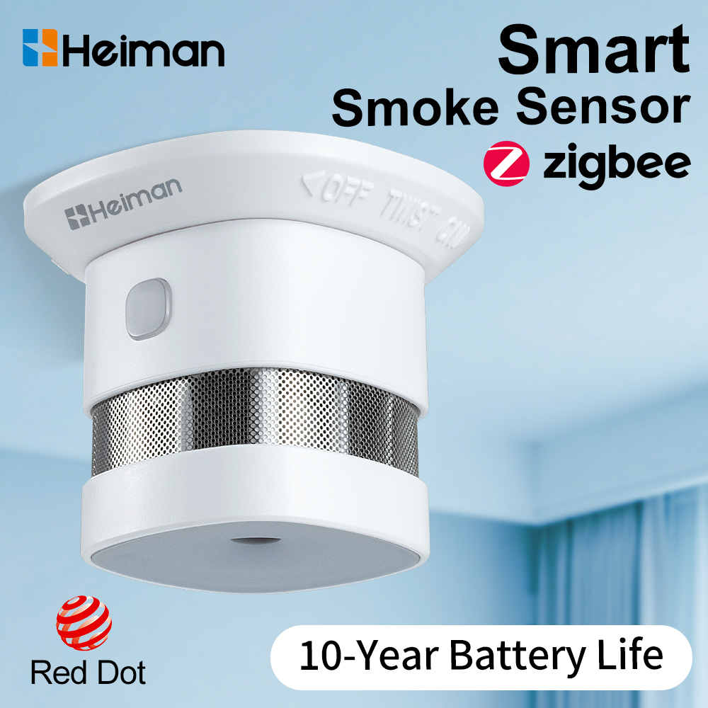 HEIMAN Zigbee Smoke Detector – - Smart Smoke Detector review and price