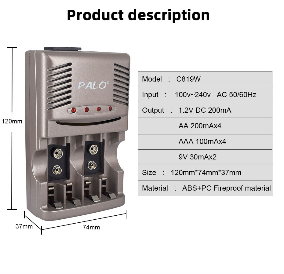 9V 6F22 NiMH Rechargeable Batt - Smart Smoke Detector review and price