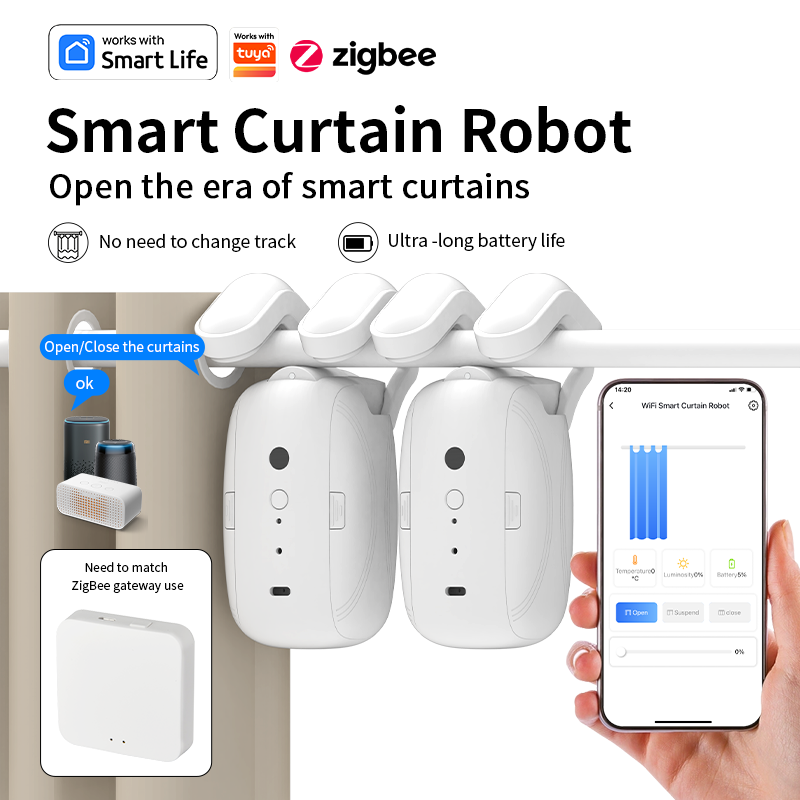 Zigbee Smart Curtain Driver Ro - Smart Home Google review and price