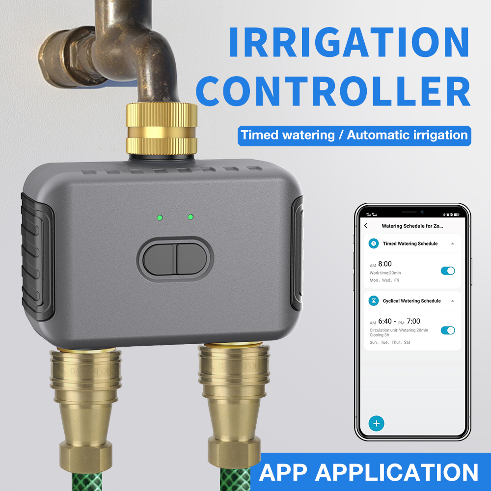 Tuya 2 Zone Watering Timer Gar - Smart Home Google review and price