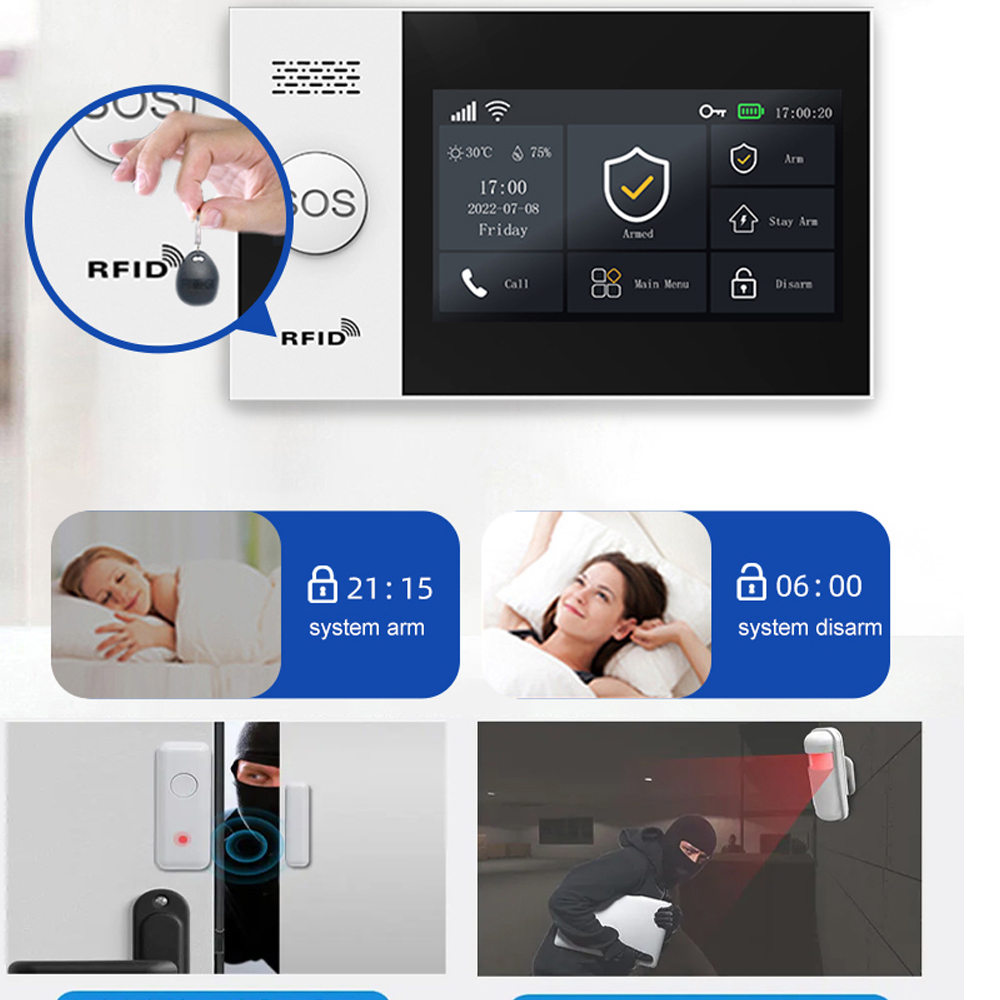 PGST 4G Tuya Smart Home Alarm  - Home Automation Kit review and price