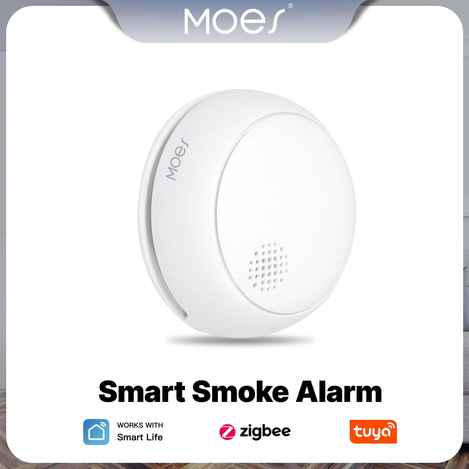 MOES ZigBee Smart Smoke Alarm  - Smart Smoke Detector review and price